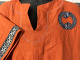 Short Sleeved Embroidered Tunic
