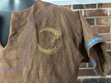 Short Sleeve Embroidered Tunic