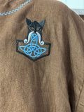 Short Sleeve Embroidered Tunic