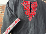 Short Sleeve Embroidered Tunic